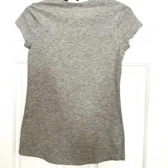 NWT Girls Justice Gray Short‎ Sleeve Top with Panda Bears - Picture 4 of 4
